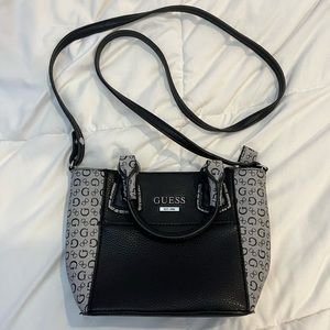 COPY - black mini cross body guess bag